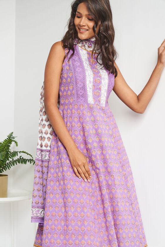 Lilac Floral Suit Set, Lilac, image 2